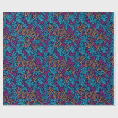 Cadeau Papier d'enlèvement Motif de ligne d'arbre (Plat)