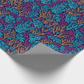 Cadeau Papier d'enlèvement Motif de ligne d'arbre (Coin)