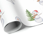Cadeau Papier d'enneigement (Coin rond)