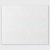 Cadeau Papier d'enneigement brillant couleur Whimsical (Plat)