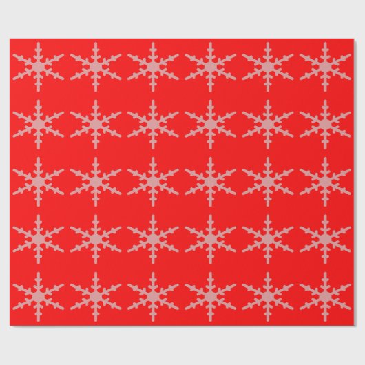 Cadeau Papier d'enneigement rouge (Plat)