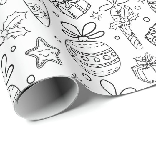 Cadeau Papier d'enrobage (Coin rond)