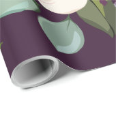 Cadeau Papier d'enrobage 60 livres Plum Plum violet Rose  (Coin rond)