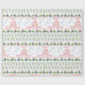 Cadeau Papier d'enrobage à l'échelle, à la merveille et à (Plat)