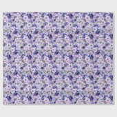 Cadeau Papier d'enrobage à mélange violet (Plat)