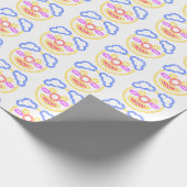 Cadeau Papier d'enrobage à néon (Coin)