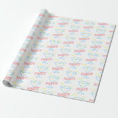 Cadeau Papier d'enrobage à néon (Déroulé)