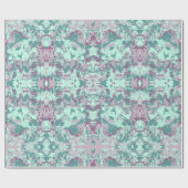 Cadeau Papier d'enrobage Abstrait tropical (Plat)