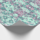 Cadeau Papier d'enrobage Abstrait tropical (Coin)