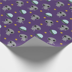 Cadeau Papier d'enrobage Aliens