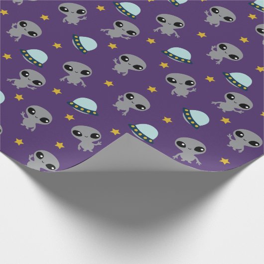 Cadeau Papier d'enrobage Aliens (Coin)