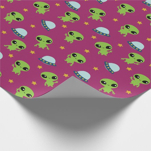 Cadeau Papier d'enrobage Aliens (Coin)
