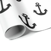 Cadeau Papier d'enrobage Ancre (Coin rond)