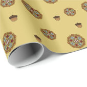 Cadeau Papier d'enrobage automne nouveau (Coin rond)