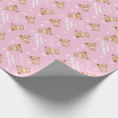Cadeau Papier d'enrobage baby shower avec poussette pour  (Coin)