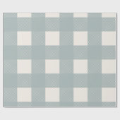 Cadeau Papier d'enrobage blanc blanc bleu (Plat)