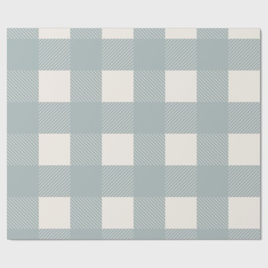 Cadeau Papier d'enrobage blanc blanc bleu (Plat)