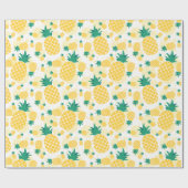 Cadeau Papier d'enrobage brillant à l'ananas, 30 po x 6 p (Plat)