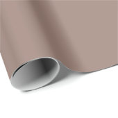 Cadeau Papier d'enrobage Brown couleur solide 9C7F74 (Coin rond)