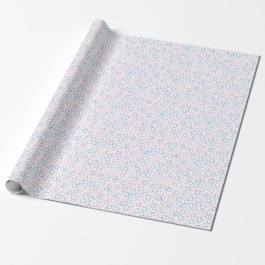 Cadeau Papier d'enrobage Carré du triangle circulaire (Déroulé)