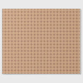 Cadeau Papier d'enrobage circulaire rétro (Plat)