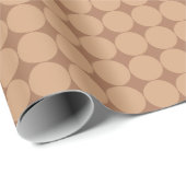 Cadeau Papier d'enrobage circulaire rétro (Coin rond)