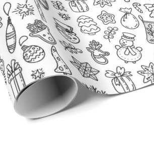 Cadeau Papier d'enrobage colorant pour enfants