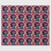 Cadeau Papier d'enrobage cool/rétro (Plat)