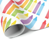 Cadeau Papier d'enrobage Crayon (Coin rond)