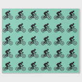 Cadeau Papier d'enrobage cycliste (Plat)