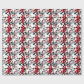 Cadeau Papier d'enrobage de baies rouges (Plat)
