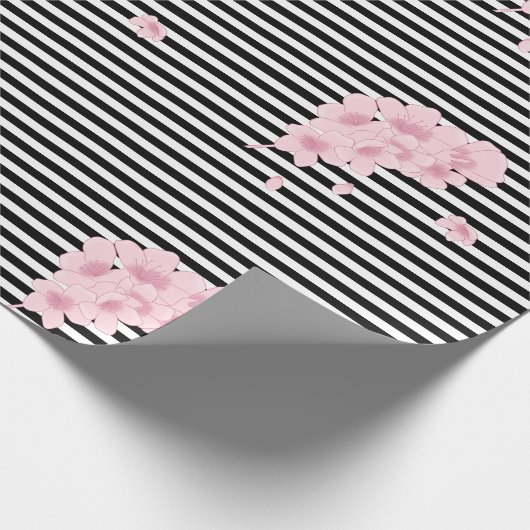 Cadeau Papier d'enrobage de bande de fleurs (Coin)