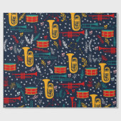 Cadeau Papier d'enrobage de bande de marquage (Plat)