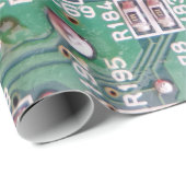 Cadeau Papier d'enrobage de carte (Coin rond)