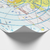 Cadeau Papier d'enrobage de carte d'aviation (Coin)