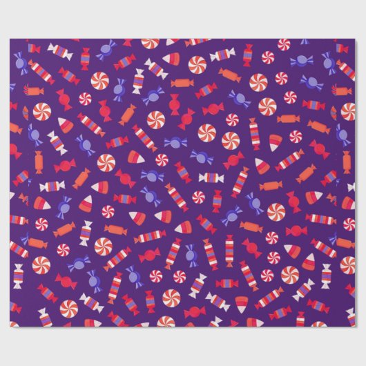 Cadeau Papier d'enrobage de conception de bonbons (Plat)