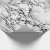 Cadeau Papier d'enrobage de conception de Marbre blanc (Coin)