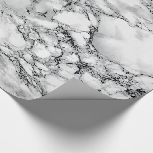 Cadeau Papier d'enrobage de conception de Marbre blanc (Coin)