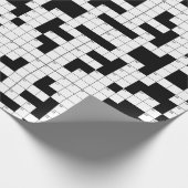 Cadeau Papier d'enrobage de conception de mots croisés (Coin)