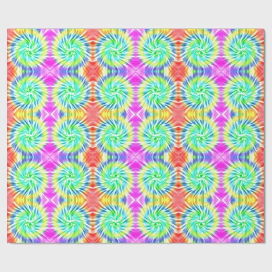 Cadeau Papier d'enrobage de conception de teinture (Plat)