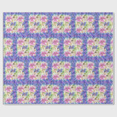 Cadeau Papier d'enrobage de conception fleur sauvage (Plat)