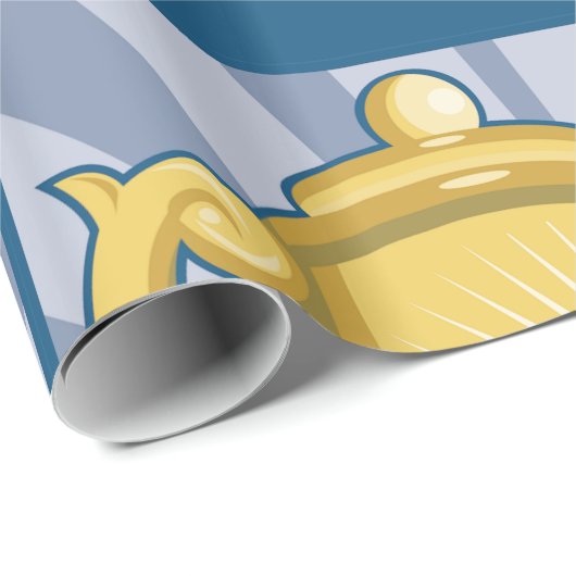 Cadeau Papier d'enrobage de course de harnais (Coin rond)