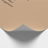 Cadeau Papier d'enrobage de définition de nom personnalis (Coin)