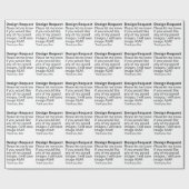 Cadeau Papier d'enrobage de demande de conception (Plat)
