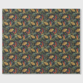 Cadeau Papier d'enrobage de design Chinoiserie (Plat)