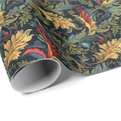 Cadeau Papier d'enrobage de design Chinoiserie (Coin rond)