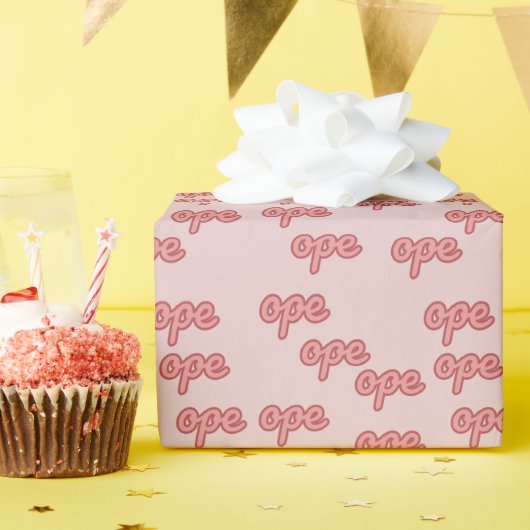 Cadeau Papier d'enrobage de devis amusant du Midwest Ope (Fête d'anniversaire)