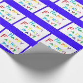 Cadeau Papier d'enrobage de fêtes des pères (Coin)