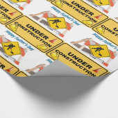 Cadeau Papier d'enrobage de fêtes des pères (Coin)