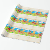 Cadeau Papier d'enrobage de fêtes des pères (Déroulé)